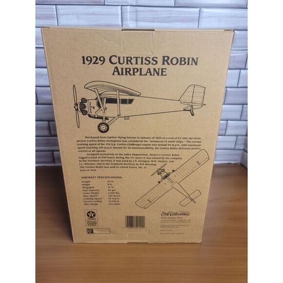 Ertl Collectibles 1998 Diecast Metal 1929 Curtiss Robin Airplane #A51 - Picture 6 of 7